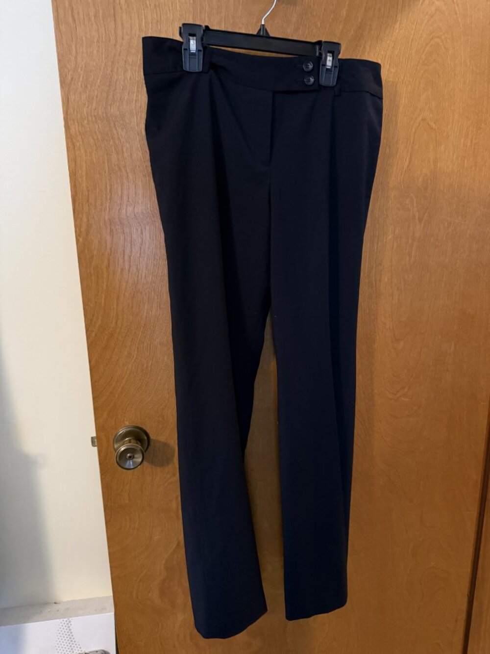 Ann Taylor Signature Fit Black Just Below Waist Women's Size 6 Petite Classic - Picture 7 of 8